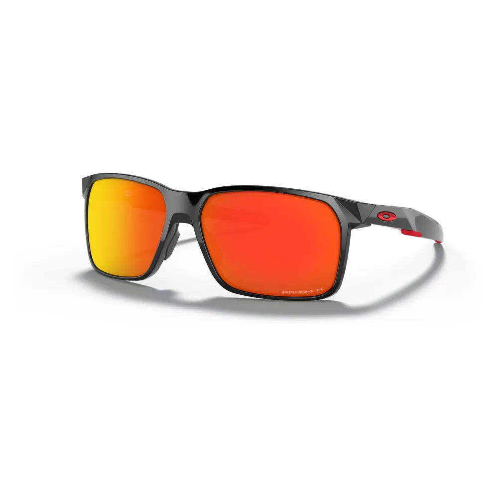 Oakley Oakley Portal X Sunglasses Polished Black/Prizm Ruby Polarized